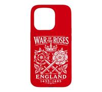 War of the Roses England 1455-1485 Woodcut White Print Case for iPhone 15 Pro