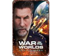 War of the Worlds: Annihilation movie Metal Tin Sign Poster Decor for Living Room Cafe Decorative Sign for Wall 12x8Inches