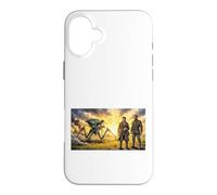 War of the Worlds Science Fiction Martians Finally Collapse Case for iPhone 16 Plus