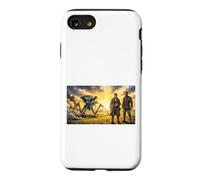War of the Worlds Science Fiction Martians Finally Collapse Case for iPhone SE (2020) / 7/8