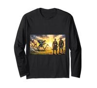 War of the Worlds Science Fiction Martians Finally Collapse Long Sleeve T-Shirt