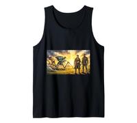 War of the Worlds Science Fiction Martians Finally Collapse Tank Top