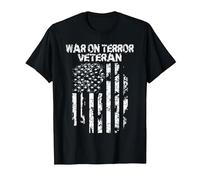 War on Terror Veteran T-Shirt, Men, Black, 4X-Large