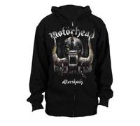 War Pig Zipped Hoodie Motorhead Grey XL