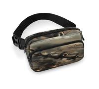 War Plane Fanny Pack for Men Women Hip Bum Bag with Adjustable Strap Fashion Waist Pack Mini Crossbody Bags Belt Bag