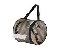 War Plane Print Camping Toilet Paper Holder, Hanging Roll Paper Storage Bag, Waterproof & Foldable Tissue Holder For Home Office Toilets Car Tent