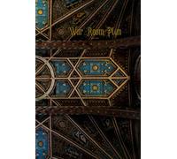 War Room Plan: Rustic Old World Architecture Mosaic Design- White Pages w/ Soft Grey Dotted Paper War Book Bullet Journal/Notebook/Planner/Agenda
