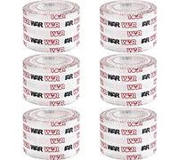 WAR Tape 1.5" EZ Rip Athletic Tape for Boxing, MMA, Muay Thai - 6 Pack