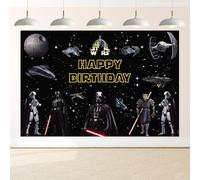 War Theme Birthday Party Backdrop, Cartoon Photography Backdrop Photo, Cartoon Theme Back-drop, Happy Birthday Party Decorations Photography Banner for Kids Boys Girl 5x3FT