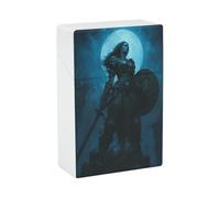 War Woman Full Moon DarkCigarette Case Plastic Cigarette Pocket Holder Flip