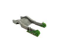 War World Gaming Battle Bocage Short Wall Hedgerows, Pillars & Bridge Set - 28mm Heroic Scale Wargaming Terrain Model Diorama Scenery Wargame WW2 Tabletop Battle Normandy France WWII Hedgerow