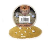 War World Gaming Dry Desert Basing Kit - 2mm Summer Static Grass (180 ml Resealable Tub) + Skull & Bone Resin Sprue - 28 mm Wargaming