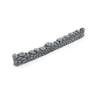 War World Gaming Dry Stone Wall Pre-Painted x 30 - 20mm - 28mm Wargaming Tabletop Terrain Scenery Landscape Model Miniatures Diorama Wall Cover Modelling Wargame Layout