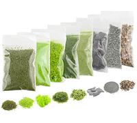 War World Gaming Elf & Ork Miniature Basing Kit - Fantasy Wargame Themed Tabletop Layout Terrain Scenery Landscape Model Modelling Figure Diorama Material