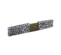 War World Gaming Farm Stone Wall with Gate Pre-Painted x 3 - 20mm - 28mm Wargaming Tabletop Terrain Scenery Landscape Model Miniatures Diorama Wall Cover Modelling Wargame