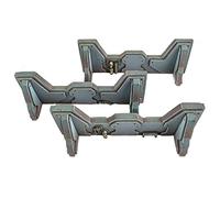 War World Gaming Industry of War 3 x Defensive Barricades - 28mm Wargaming