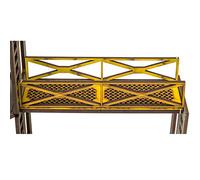 War World Gaming Industry of War 3 x Double Walkway with Handrail - Pre-Painted - 28mm Wargaming Terrain Model Diorama Scenery Sci-Fi Battle Tabletop Warfare Destroyed Wargame