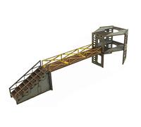 War World Gaming Industry of War Battlefield Kit 4 - Unpainted - 28mm Wargaming Terrain Model Diorama Scenery Sci-Fi Battle Tabletop Warfare Destroyed Wargame RPG