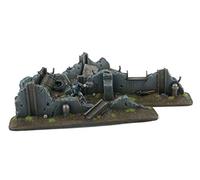 War World Gaming War Torn City Defensive Barricades x 3 - 28mm Heroic Scale Futuristic Sci-Fi Wargame Terrain Scenery Zombicide Necromunda Zombie Apocalypse Apocalyptic