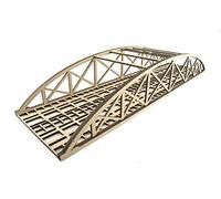War World Scenics Double Track Low-Detail Bowstring Bridge 450mm - OO/HO Model Railway Diorama