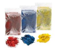 War World Scenics Lichen Moss Model Foliage Multi-Pack 3 x 20g (Yellow, Blue, Red) -Railway Modelling Wargame Basing Scenery Landscape Trees Bushes Hedges Diorama