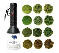 War World Scenics Pro Grass Grand Static Applicator & Four Seasons Grass Kit - Railway Modelling Model Railroad Diorama Scenery Electrostatic Flock Landscaping Gauge Scale