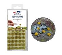 War World Scenics Self Adhesive Static Grass Tufts x 100 - Wild Meadow, 4mm - Model Railway Wargame Scenery Railroad Modelling Diorama Miniature Hobby Tabletop