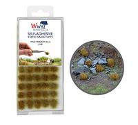 War World Scenics Self Adhesive Static Grass Tufts x 100 - Wild Meadow, 6mm - Model Railway Wargame Scenery Railroad Modelling Diorama Miniature Hobby Tabletop