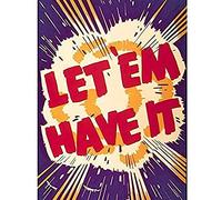 War WWII USA Let Em Have It Explosion Advert Art Print Canvas Premium Wall Decor Poster Mural