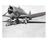 War WWII USA Sons Satan Squadron Load Bombs 1945 Photo Large XL Wall Art Canvas Print