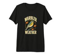 Warbler Weather Retro Birdwatching Migration Premium T-Shirt