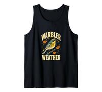 Warbler Weather Retro Birdwatching Migration Tank Top