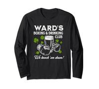 Ward’s Boxing & Drinking Club Design - Irish Humor Long Sleeve T-Shirt