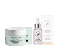 WARDA Luxury Skincare Luminous Nights Set in Green WARDA Green