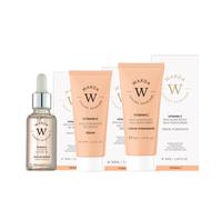 WARDA Skin Glow Boost Vitamin C Anti-Aging Moisturiser 50m + Vitamin C Glow Boost Anti-Aging Oil-Serum 30ml + Skin Glow Boost Vitamin C Anti-Aging WARDA White