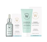 WARDA Skin Hydration Boost Hyaluronic Acid Anti-Aging Moisturiser 50ml + Anti Wrinkle Oil Serum 30ml in Clear WARDA Clear