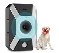 WARDBES Dog Barking Control Devices, Stop Barking Dog Training Tool, 3 Levels Ultrasonic Dog Deterrent, Anti Barking Device, Rechargeable Bark Stopper for Pets, for Indoor & Outdoor Use