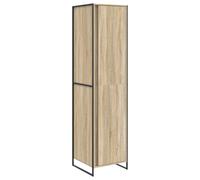 Warderobe with Storage with Door Engineered Wood Wardrobe Space-Saving vidaXL