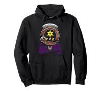 Wardlaw Scottish Clan Badge & Tartan Pullover Hoodie