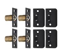Wardrobe Ball Catch 4 Sets Stainless Steel Adjustable with Strike Plate