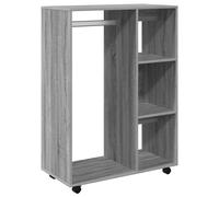 vidaXL Wardrobe Grey Sonoma 80x40x110 cm Engineered Wood