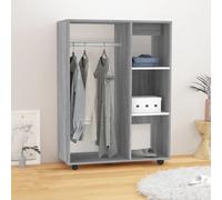 Wardrobe Bedroom Rack Closet Clothes Storage Organiser Engineered Wood vidaXL