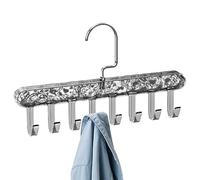 Wardrobe Belt Organizer - Hook with 8 Hooks Rotating 360° Non-Slip for Organization, Heavy Duty Belt Holder for Wardrobe Hangers - for Underwear Bra Scarf Tie Hat Bors