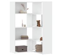 Wardrobe Black Oak Engineered Wood 85x85x140 cm 6 Shelves Minimal Compact XL
