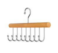Wardrobe Bra Organizer: Multi-functional Clothes Rack Type, Space | The 8 Hook Structure of the Wooden Vest Hanger Is A Convenient Object for Organizing Underwear