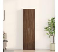 Wardrobe Brown Oak 55x25x189 cm Engineered Wood Berkfield Home Brown One Size