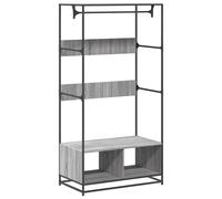 Wardrobe Closet Cupboard Clothes Storage Organiser Engineered Wood vidaXL