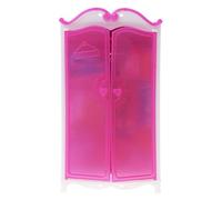 Wardrobe Closet Model Doors Can Open Pretend For Play Furniture For Doll House Accs Children House Closet Toy