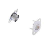 Wardrobe Closet Rod Bracket Recess Brackets for Curtain Poles 19mm Curtain Rail Support Curtain Pole Bracket Wall Mount Heavy Duty Metal Brackets