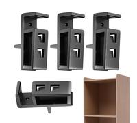 Wardrobe Closing Clip - Wardrobe Cabinet Board Clip, 4 Piece Beveled Fixture | 15-20mm Woodworking Closing Fixing Clips Use For Carpentry Cabinet Closet Doors Drawer Front Stay Home Office Wood Markin